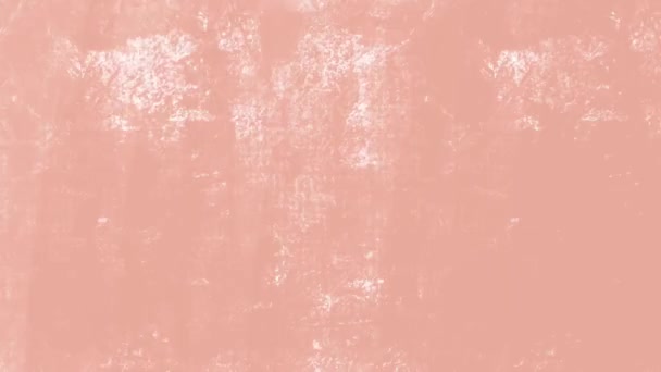 Pink Glitch Blink Changing Background Grunge Stucco Texture Film Grain — Stock Video