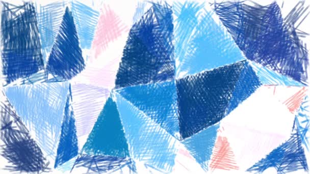Regnbåge Färgglada Time Lapse Målning Stil Illustration Abstrakt Bakgrund — Stockvideo