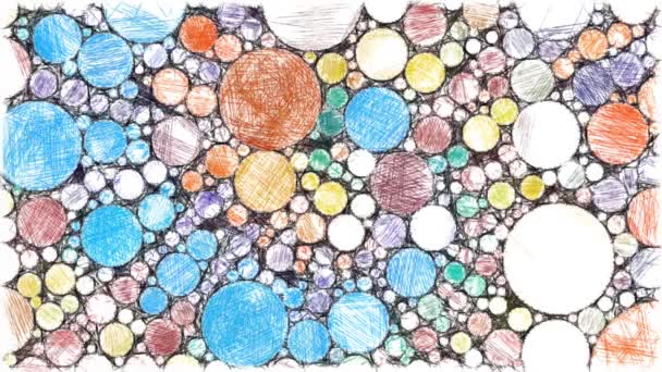 Regenboog Kleurrijke Time Lapse Schilderij Stijl Illustratie Abstracte Achtergrond — Stockvideo