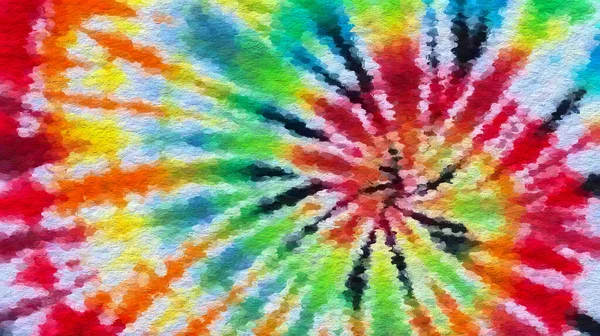 Vacker Illustration Abstrakt Bakgrund Tie Dye Stil Bakgrund Med Grunge — Stockfoto