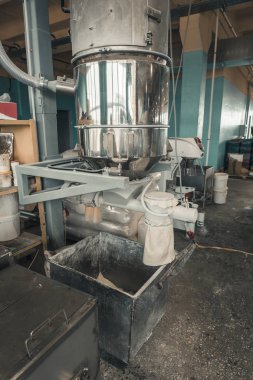 Gıda sanayi ekipmanları şekerleme veya çerez Fabrikası'nda. Çerez üretim