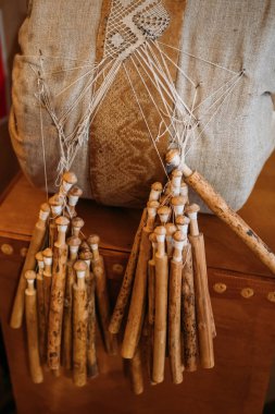 Bobin dantel ekipman el yapımı craft, dantel ahşap araçlar için