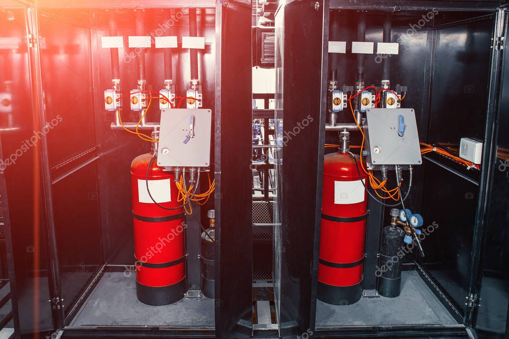 Sistema automático industrial de extinción de