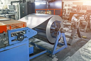 Worksop makine araç ve ekipman, fabrikada galvanizli çelik üretim metal boru ve tüpler için rulo