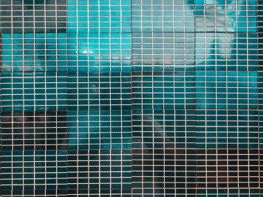 Eski güneş hücre yüzey dokusunu, mavi tasarlamak teknoloji geometrik arka planı