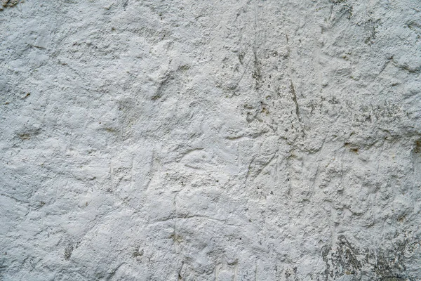 White natural chalk rock wall. Grunge gray and white background texture, close up — Stock Photo, Image