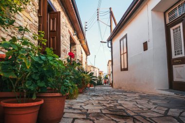 Lefkara köyü dar sokakları olan, Kıbrıs 'ta dağlarda yer alan. Adadaki eski tarihi turistik yer.
