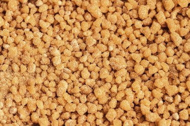 Soya Lecithin Granül arka plan dokusu. Vitamin ve beslenme takviyeleri. Sağlıklı beslenme kavramı