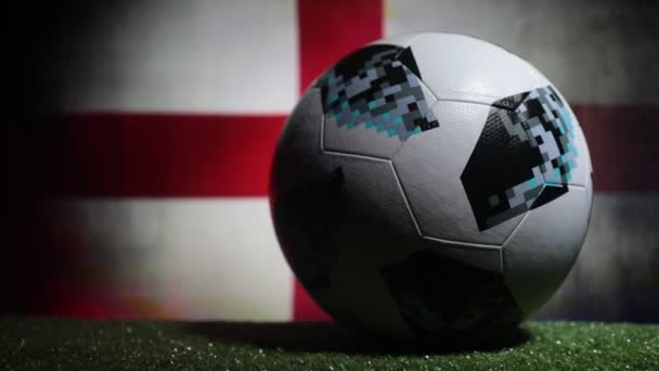 Baku Azerbaijan Junio 2018 Concepto Creativo Balón Fútbol Oficial Copa — Vídeos de Stock