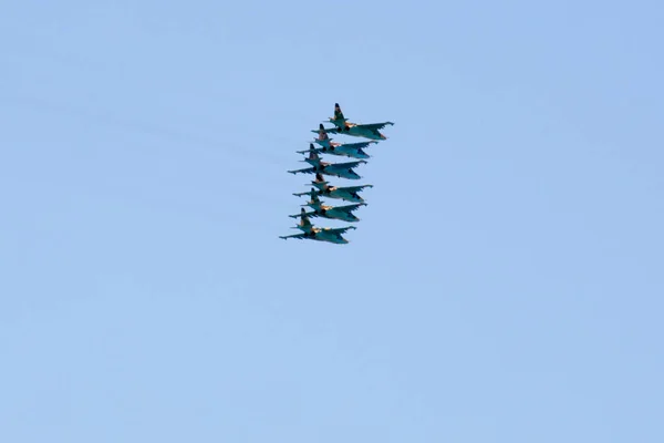 Baku Azerbaijan Junio 2018 Desfile Militar Bakú Azerbaiyán Día Del —  Fotos de Stock