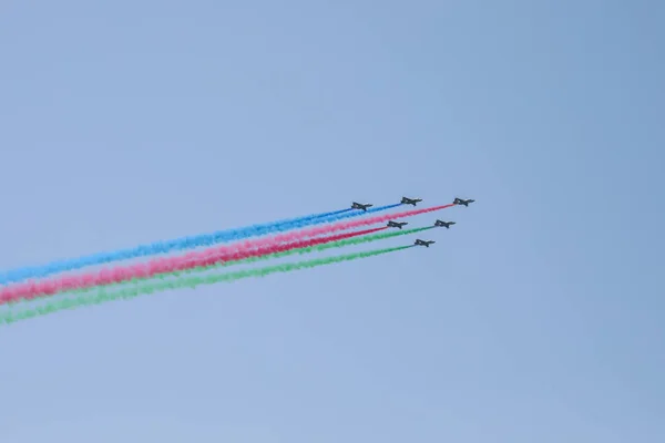 Baku Azerbaijan Junio 2018 Desfile Militar Bakú Azerbaiyán Día Del — Foto de Stock