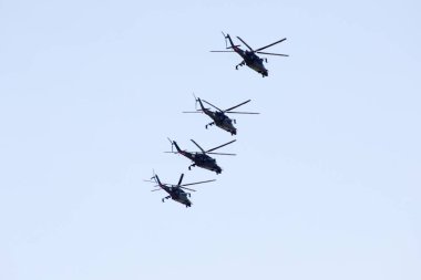 Bakü, Azerbaycan - 26 Haziran 2018 - askeri geçit töreni, Bakü, Azerbaycan Ordusu gün. Azerbaycan silahlı kuvvetlerinin 100 yaşını kutluyor