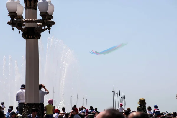 Baku Azerbaijan Junio 2018 Desfile Militar Bakú Azerbaiyán Día Del — Foto de Stock