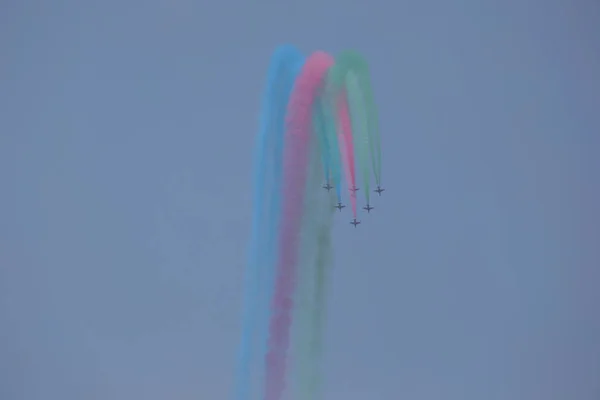 Baku Azerbaijan Junio 2018 Desfile Militar Bakú Azerbaiyán Día Del — Foto de Stock