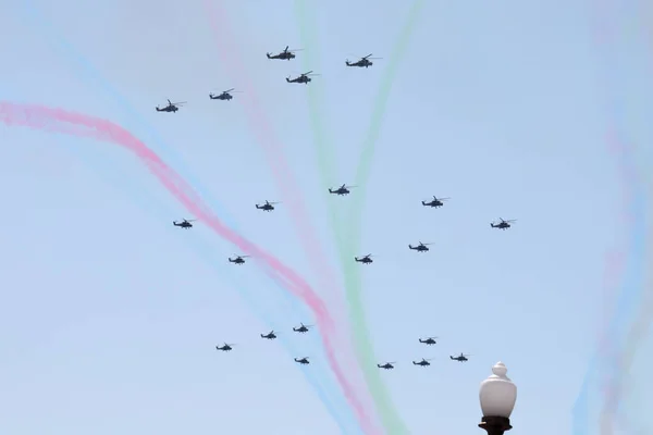 Baku Azerbaijan Junio 2018 Desfile Militar Bakú Azerbaiyán Día Del — Foto de Stock