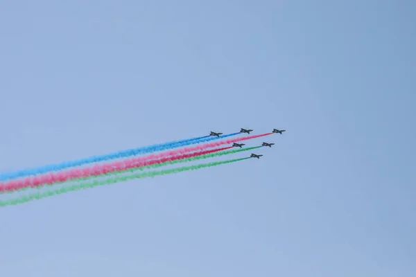 Baku Azerbaijan Junio 2018 Desfile Militar Bakú Azerbaiyán Día Del — Foto de Stock