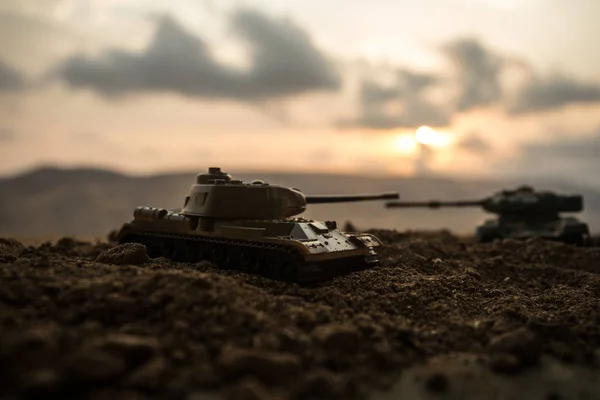 Savaş Kavramı Askeri Savaş Sis Gökyüzü Arka Plan Dünya Savaşı — Stok fotoğraf