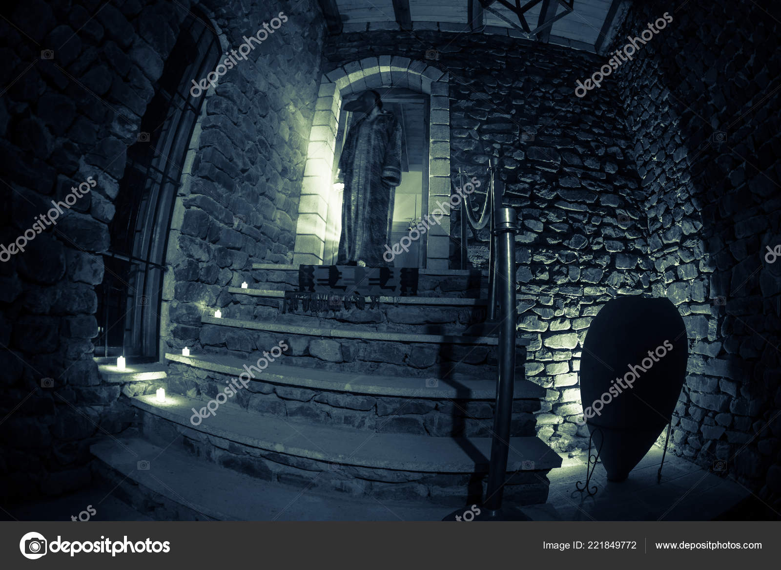 Old Creepy Abandoned Mansion Silhouette Horror Ghost Standing Castle Stairs Stock Photo Image By C Zeferli Gmail Com