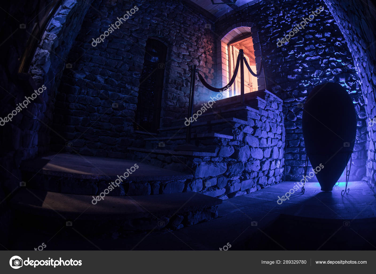 inside dark castle background