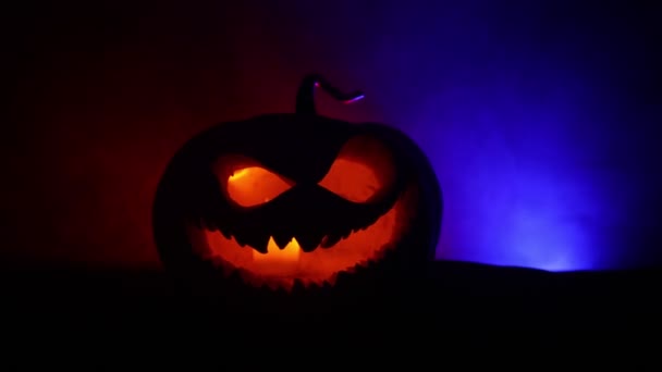 Skräck Syn Halloween Firande — Stockvideo