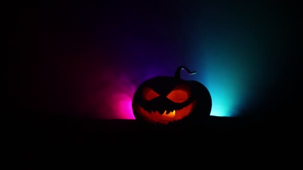 Vista Horrenda Celebração Halloween — Vídeo de Stock