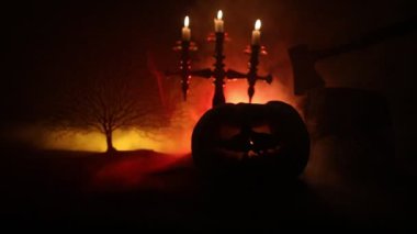 Cadılar Bayramı 'nın korkunç manzarası