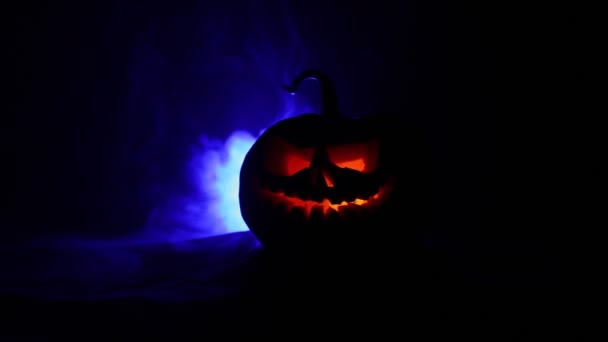Skräck Syn Halloween Firande — Stockvideo