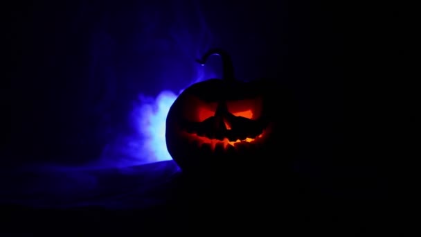 Horor Pohled Halloweenské Oslavy — Stock video