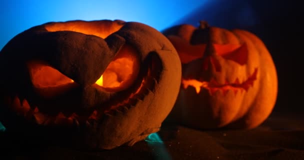 Horror Blick Auf Die Halloween Feier — Stockvideo