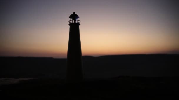 Molino Viento Tradicional Holandés Una Colina Durante Una Puesta Sol — Vídeos de Stock