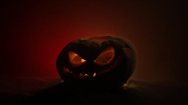 Horor Pohled Halloweenské Oslavy — Stock video