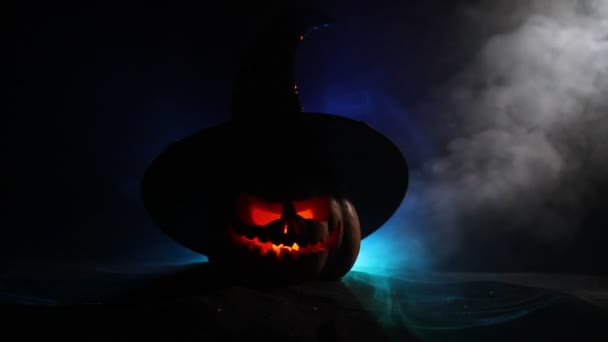 Skräck Syn Halloween Firande — Stockvideo