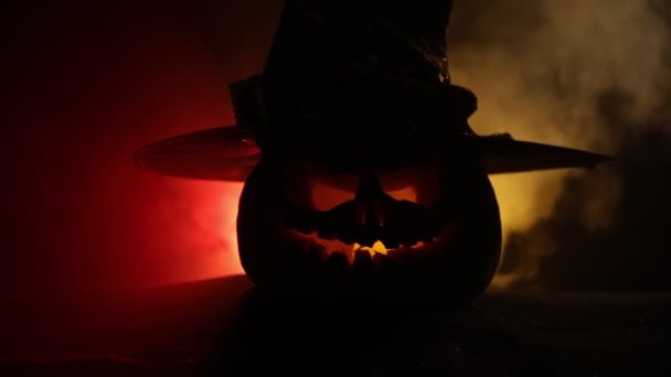 Skräck Syn Halloween Firande — Stockvideo