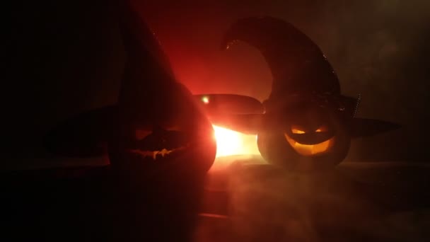 Horror View Van Halloween Viering — Stockvideo