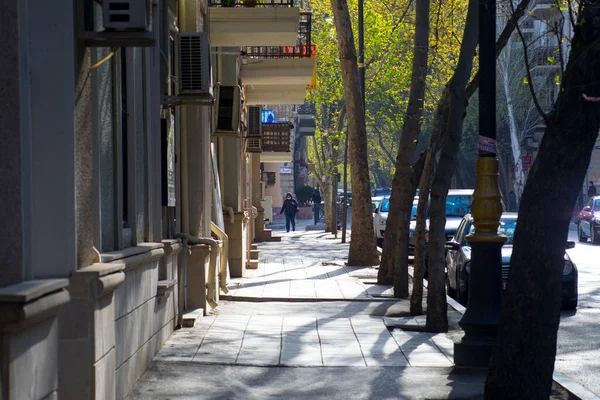 Baku Azerbaijan April14 2020 Baku Centrum Azerbajdzjan Tomma Gator Baku — Stockfoto