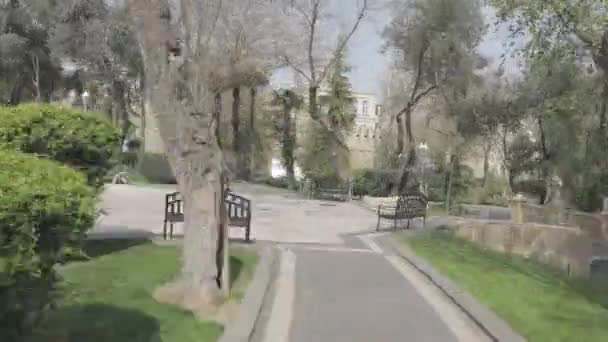 Baku Azerbaijan Empty Streets Baku Capital Azerbaijan Covid Pandemic Happening — Stock Video