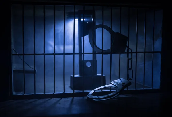 Концепция Исполнения Миниатюра Смертной Казни Старой Тюрьме Старый Тюремный Замок — стоковое фото