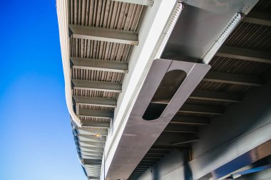 Betonarme inşaat yolun alt kısmı