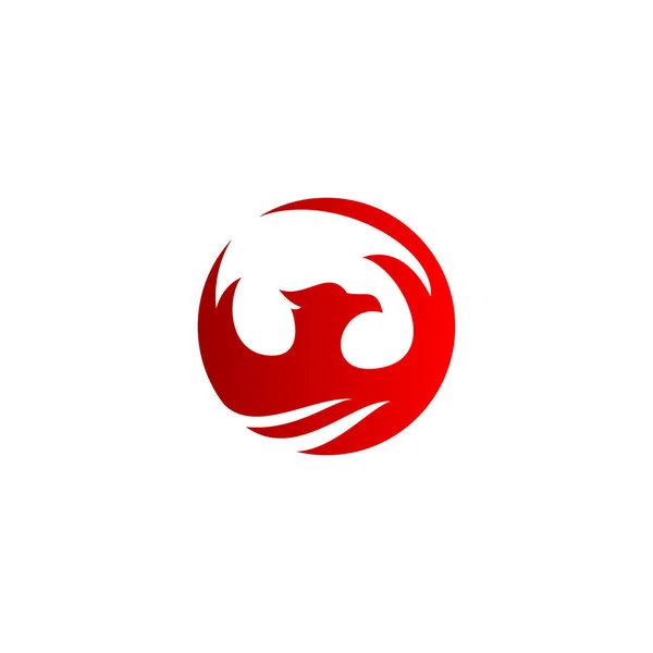 Logo Vecteur Oiseau Aigle — Image vectorielle