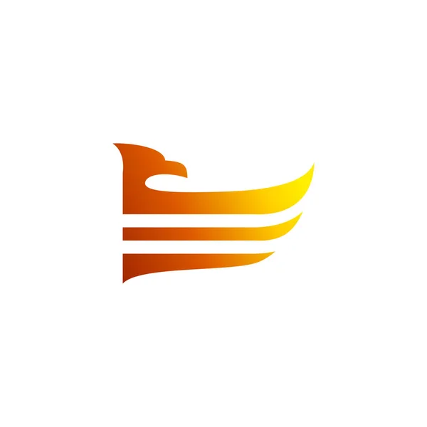 Logo Vecteur Oiseau Aigle — Image vectorielle