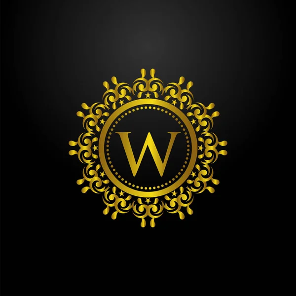 Logo de círculo de lujo — Archivo Imágenes Vectoriales