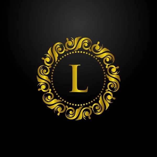 Luxus kör logó — Stock Vector
