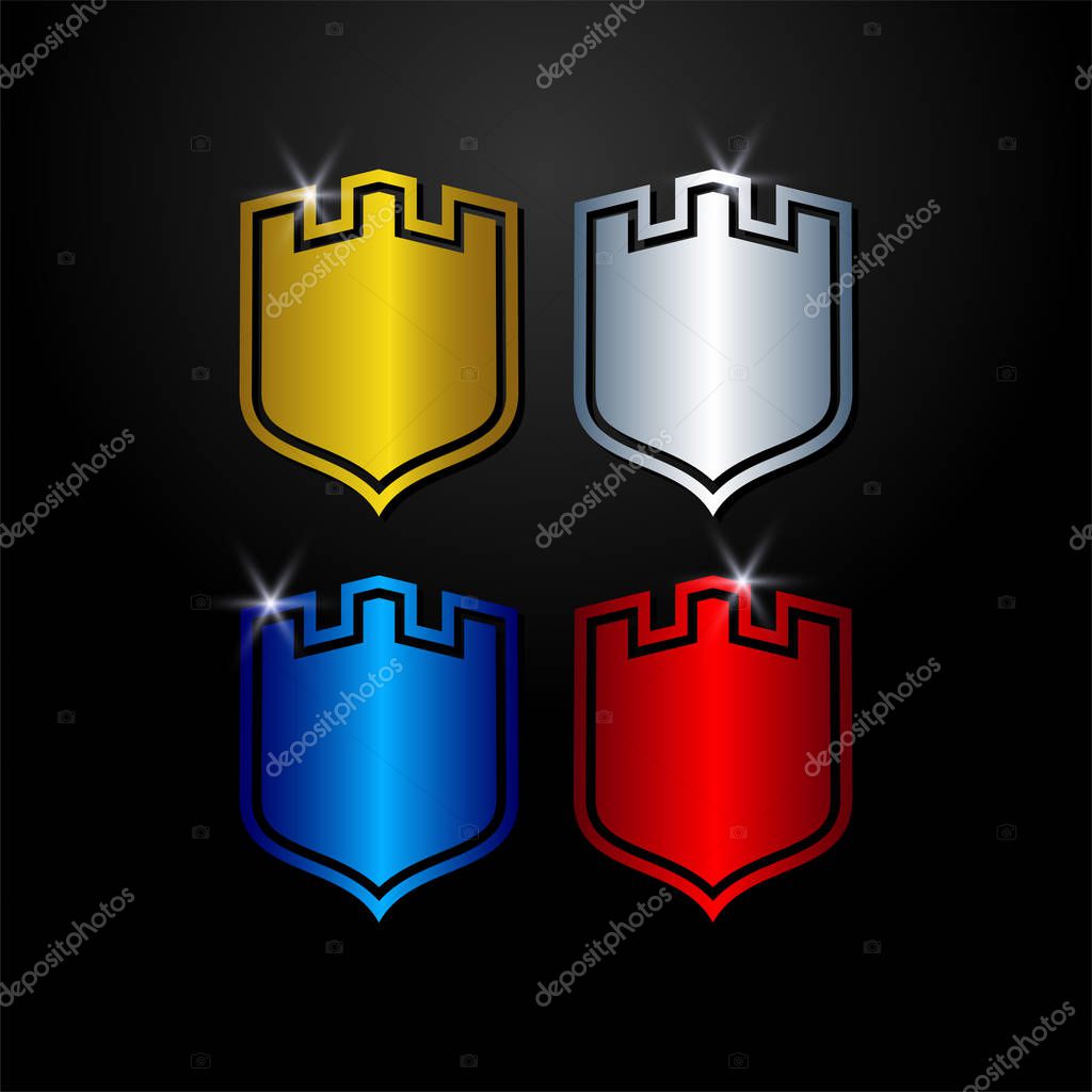 Shield vector logo,shield icon, protection symbol,safety icon,protection guard logo. security symbol. luxury shield,badge vector