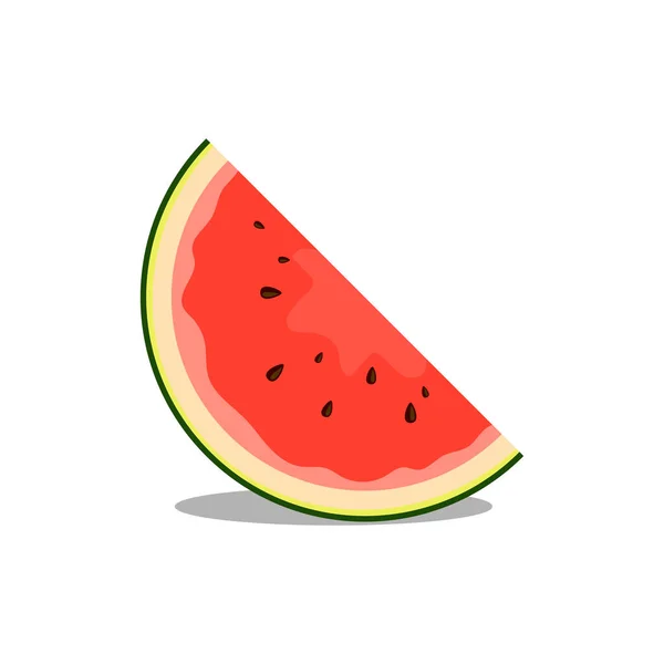 Vektorová Ilustrace Melounového Ovoce Dobré Pro Jídlo Pití Restaurace Nebo — Stockový vektor