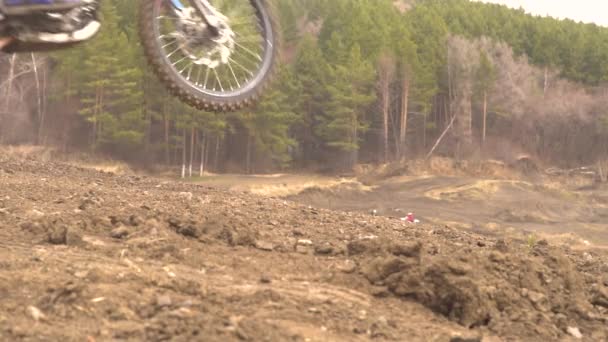 Novokuzneck Ryssland 2018 Motocross Tävlingar — Stockvideo