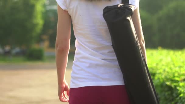 Una Mujer Gimnasio — Vídeos de Stock