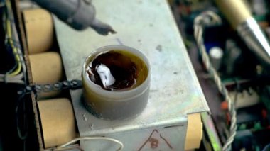 Elektrikli lehimleme demir reçine indirdi
