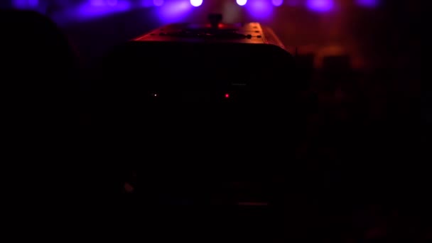 Прожектор Концерті Дефокусування — стокове відео