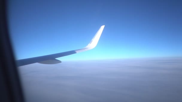 从飞机窗口看风景 — 图库视频影像