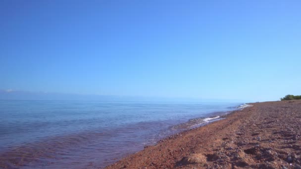 Panorama Spokojne Morze Horyzont — Wideo stockowe